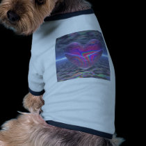 Psychedelic Valentine Heart pet clothing