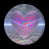 Psychedelic Valentine Heart magnets