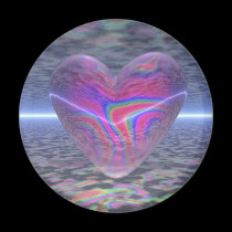 Psychedelic Valentine Heart magnets