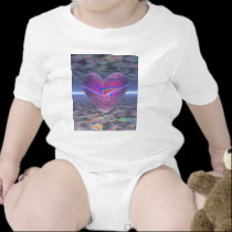 Psychedelic Valentine Heart t-shirts