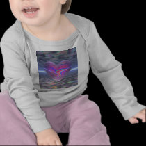 Psychedelic Valentine Heart t-shirts
