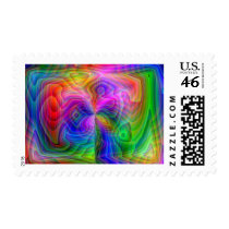 Psychedelic Vision Postage Stamps
