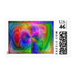 Psychedelic Vision Postage Stamps