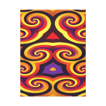 PSYCHEDELIC WALL ART Wrapped Canvas Canvas Prints