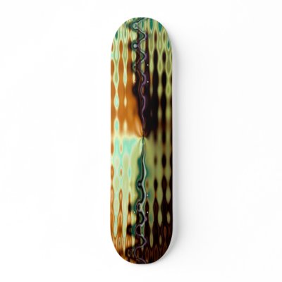 Psychedelic Wave Skateboard by ImGEEE