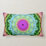 Psychedelic Wormhole kaleidoscope Throw Pillows