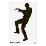 Psychedelic zombie wall decal
