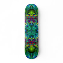 Psychedelicized Custom Skate Board