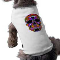 Psychedellic Skull Dog Clothes