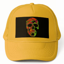 Psychedellic Skull hats by HalloweenSpirit Psychedellic Skull hats