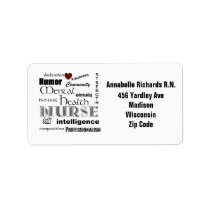 Psychiatric Nurse Pride Personalize Name/Address Labels