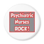 Psychiatric Nurses Rock! magnets