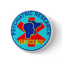 PSYCHIATRIC RESEARCH DOG buttons by Sofia_Youshi PSYCHIATRIC RESEARCH DOG buttons