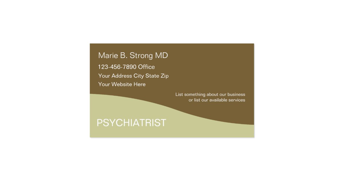 psychiatrist business cards zazzle mobile shopping cart template