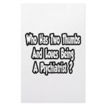 Psychiatrist Joke...Two Thumbs Stationery Design