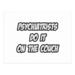 Psychiatrists Do It On The Couch Postcards