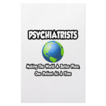 Psychiatrists...Making the World a Better Place Customized Stationery