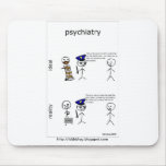Psychiatry Comic Mousepad