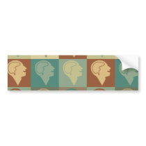 Psychiatry Pop Art bumper stickers