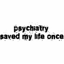 Psychiatry Saved My Life Once photo sculptures