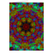 Psychic Signs mandala kaleidoscope note card cards