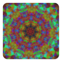 Psychic Signs mandala kaleidoscope stickers