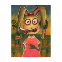 Psycho bunny postcard