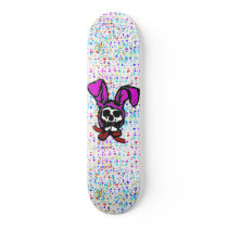 PSYCHO BUNNY SPLATTER BOARD skateboards by psychokiller138 PSYCHO BUNNY SPLATTER BOARD skateboards