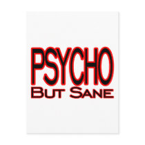 Psycho But Sane postcards