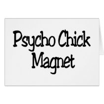 Psycho Chick Magnet Cards