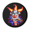 Psycho Clown Magnet by LinkArtworks Psycho Clown Magnet