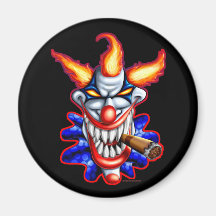 Psycho Clown Magnet