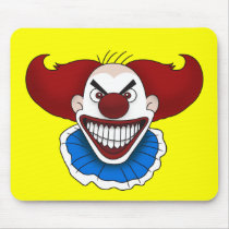 Psycho Clown Mousepad by psychoclowns Psycho Clown Mousepad