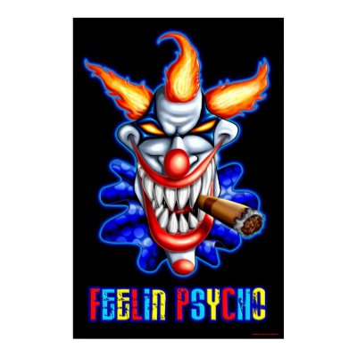 Psycho Clown Poster by LinkArtworks