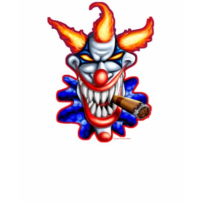 Psycho Clown T-shirt by LinkArtworks