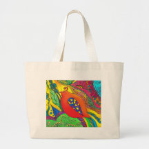 Psycho-Delic Dan Tote Bags