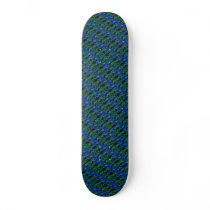Psycho skateboard in blue green black
