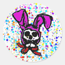 PSYCHO SPLATTER BUNNY stickers