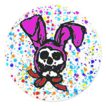 PSYCHO SPLATTER BUNNY stickers
