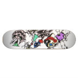 psycho twins skate board deck