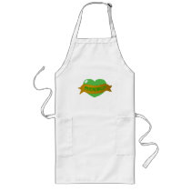 Psychobilly Tattoo Heart aprons