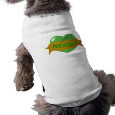 Psychobilly Tattoo Heart Dog Shirt by toxiferousdark