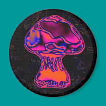 psychodelic mushroom magnets by lissame73 psychodelic mushroom magnets