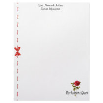 Psychodrama Queen Letterhead Design