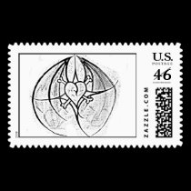 PSYCHOKILLER138 DEMON HEART SKETCH postage