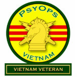 Psychological Operations - Vietnam Veteran Photo Cutout