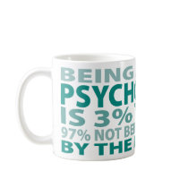 Psychologist 3% Talent Mugs