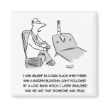 Psychologist Cartoon- Gun Confessions Magnets