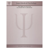 Psychologist Letterhead letterhead