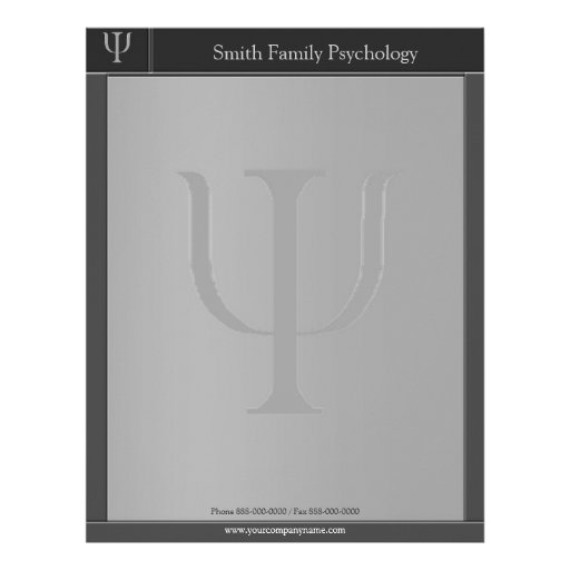 Psychologist Letterhead | Zazzle
